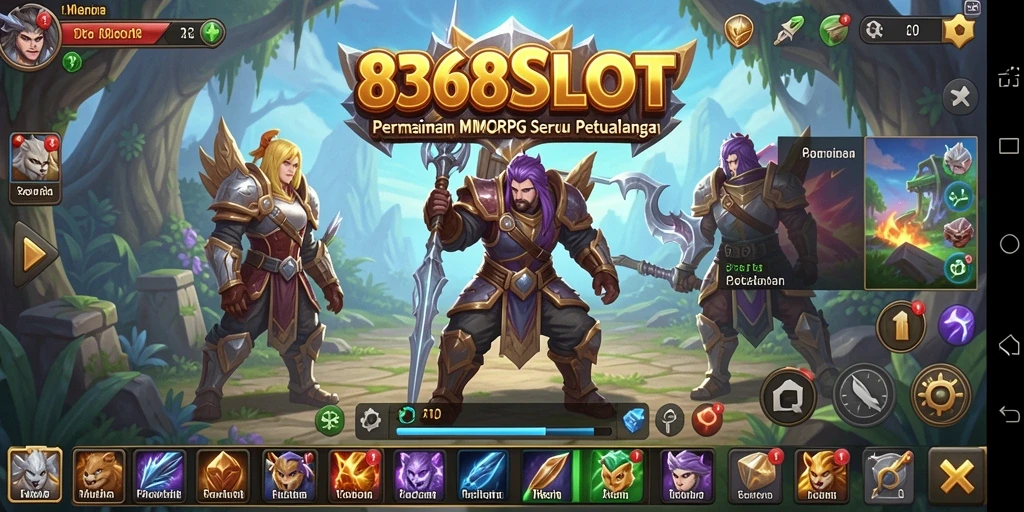 Tampilan gameplay seru dan menantang dalam 8368SLOT.