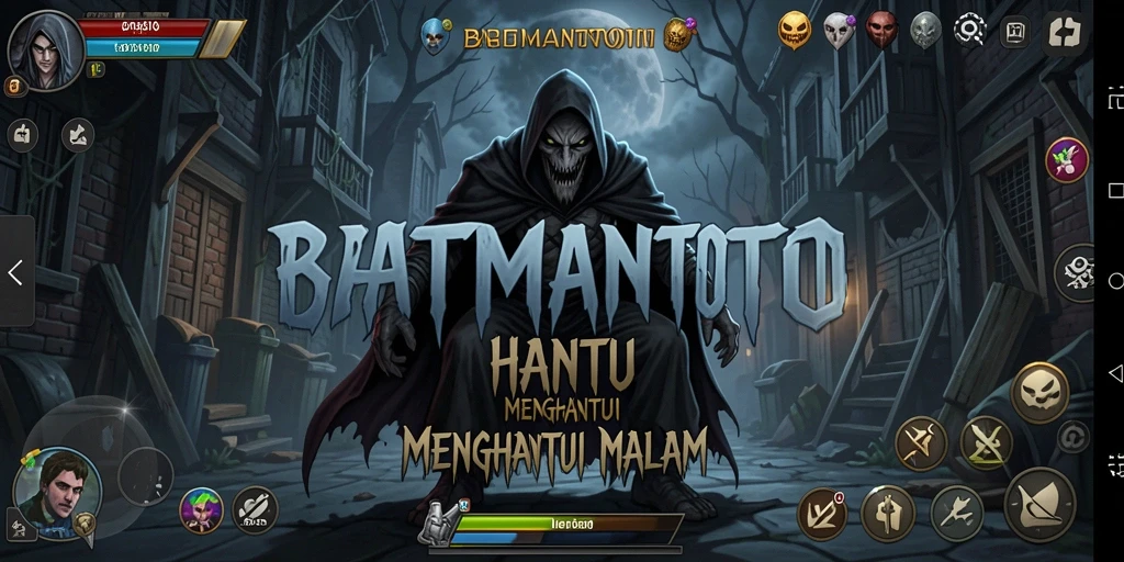 Screenshot menampilkan ketegangan gameplay saat menghadapi hantu.