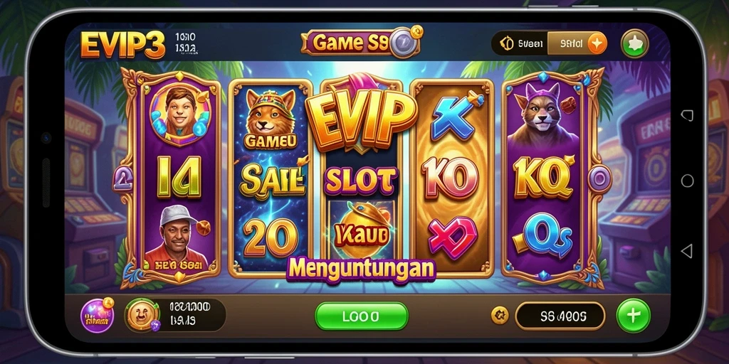 Gameplay menarik EVIP3 dengan tema slot yang beragam.