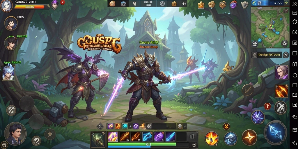 Tampilan gameplay GUS77 yang memukau di dunia ARPG.