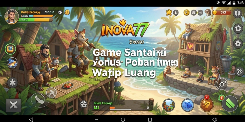 Tampilan gameplay seru di INOVA77 dengan grafis menarik.