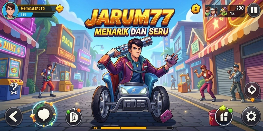 Gameplay seru di JARUM77 dengan tantangan menarik.