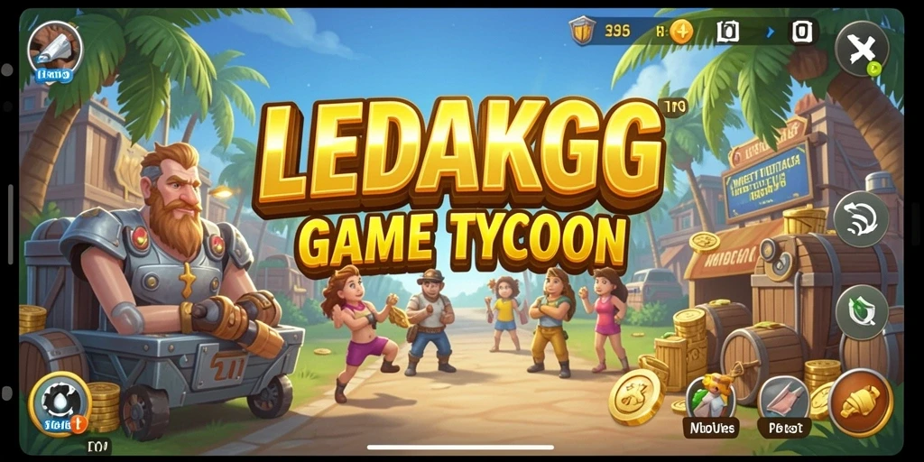 Tampilan gameplay LEDAKGG yang seru dan menarik.