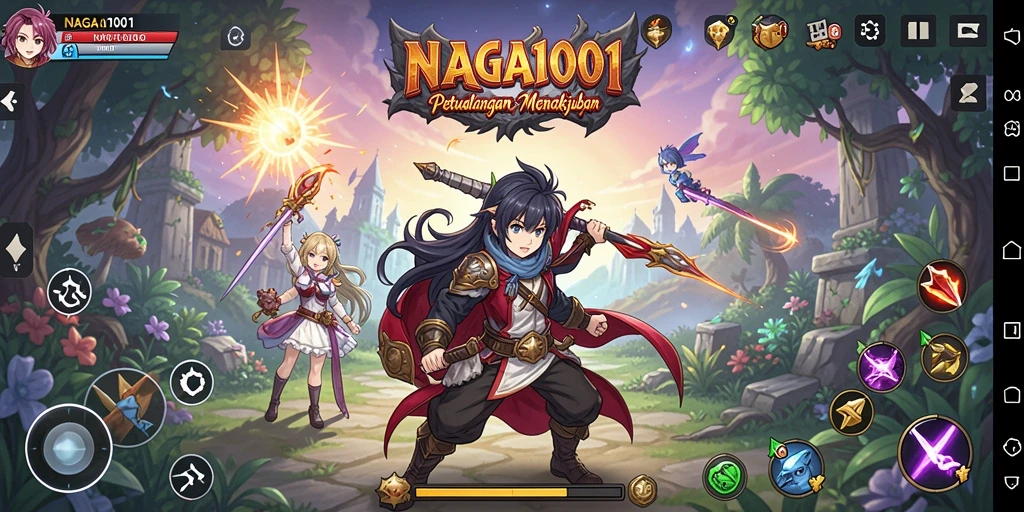 Gambaran visual menakjubkan dari gameplay NAGA1001.