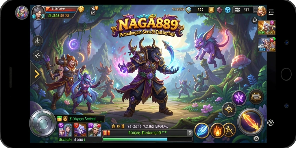 Tangkapan layar NAGA889 menampilkan gameplay yang dinamis dalam dunia petualangan.