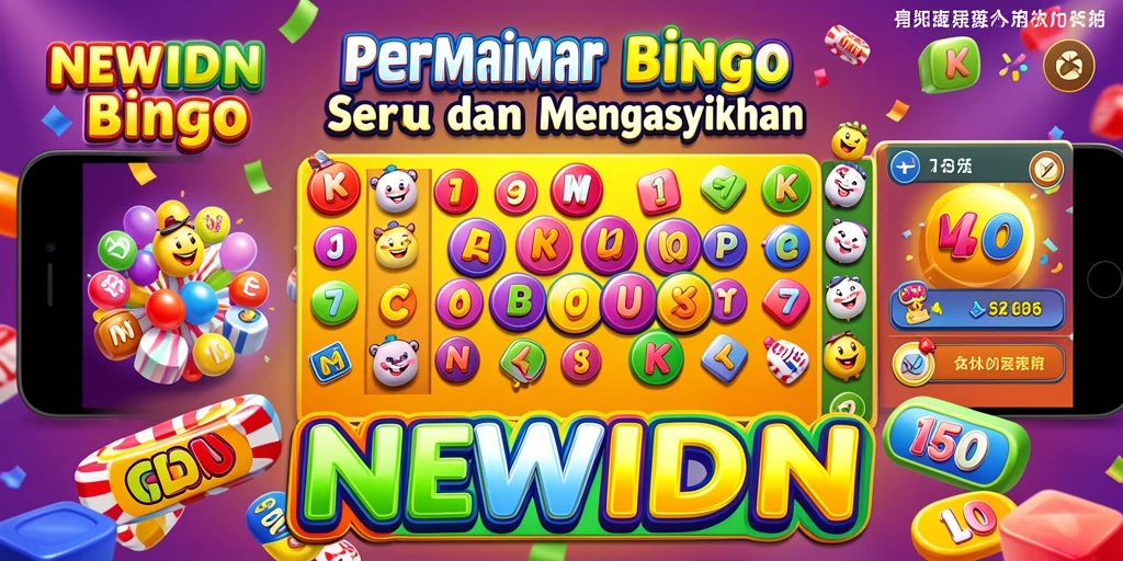 Tampilan gameplay Bingo yang menarik dan penuh warna dari NEWIDN.