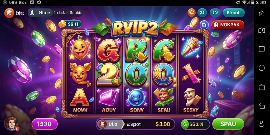 Screenshot utama RVIP2 menampilkan gameplay Slot yang seru dan menghibur.